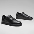 thumbnail image 6 of CMR CHAMARIPA Casual Elevator Shoes For Men - Black Leather Raised Heel Shoes 6CM | 2.36 Inches, 6 of 9