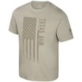 thumbnail image 3 of Men's Colosseum  Oatmeal Texas A&M Aggies Operation Hat Trick Dune Flag T-Shirt, 3 of 4