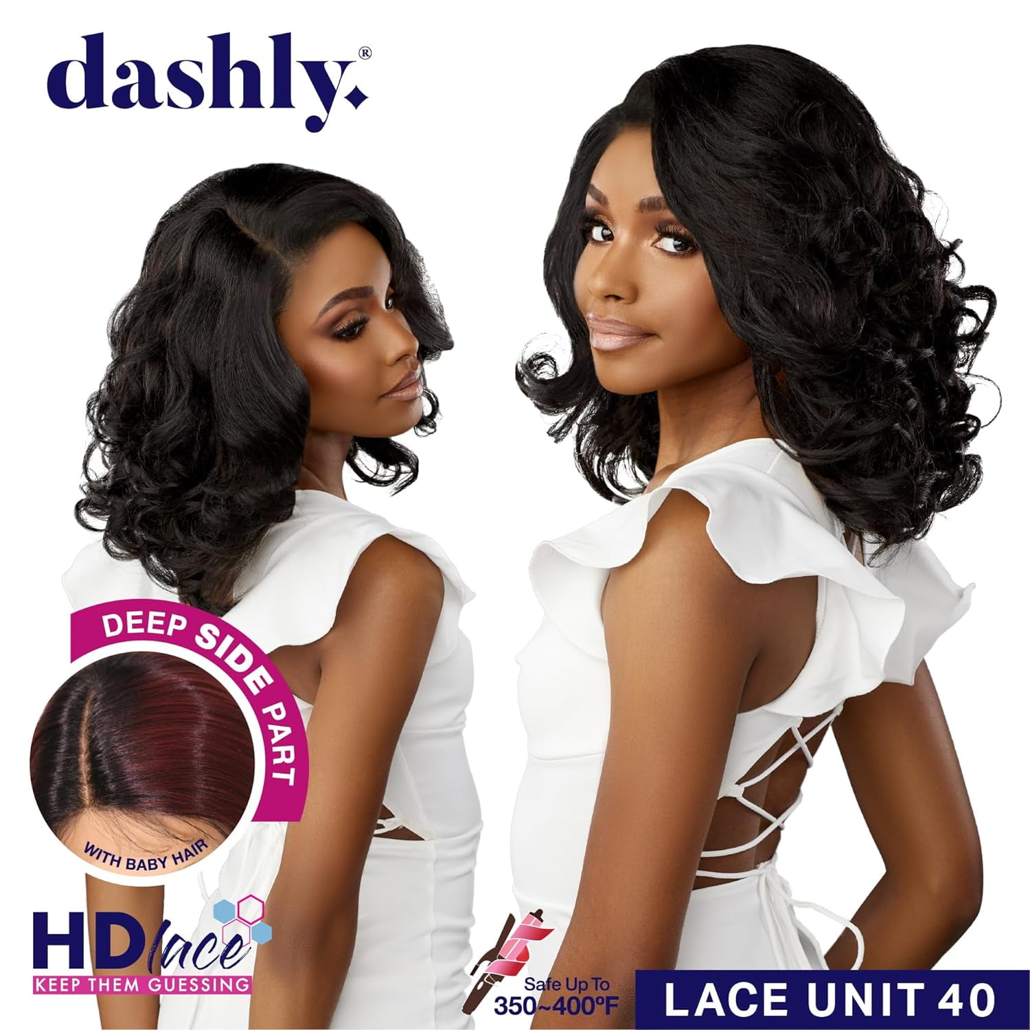 Sensationnel Dashly Synthetic HD Lace Front Wig - LACE UNIT 40