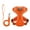 Orange, variant on Luxtrada Dog Harness and Leash No Choke Reflective Pet Vest Adjustable Breathable Mesh Harnesses with Leash for Small Medium Dogs Cats Walking (Yellow,XL)