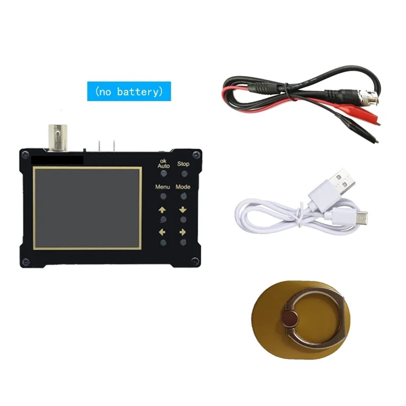 DSO154Pro 2.4-inch Screen Digital Oscilloscope 18MHz Analog Bandwidth Support Signal Generator ,Professional Designed