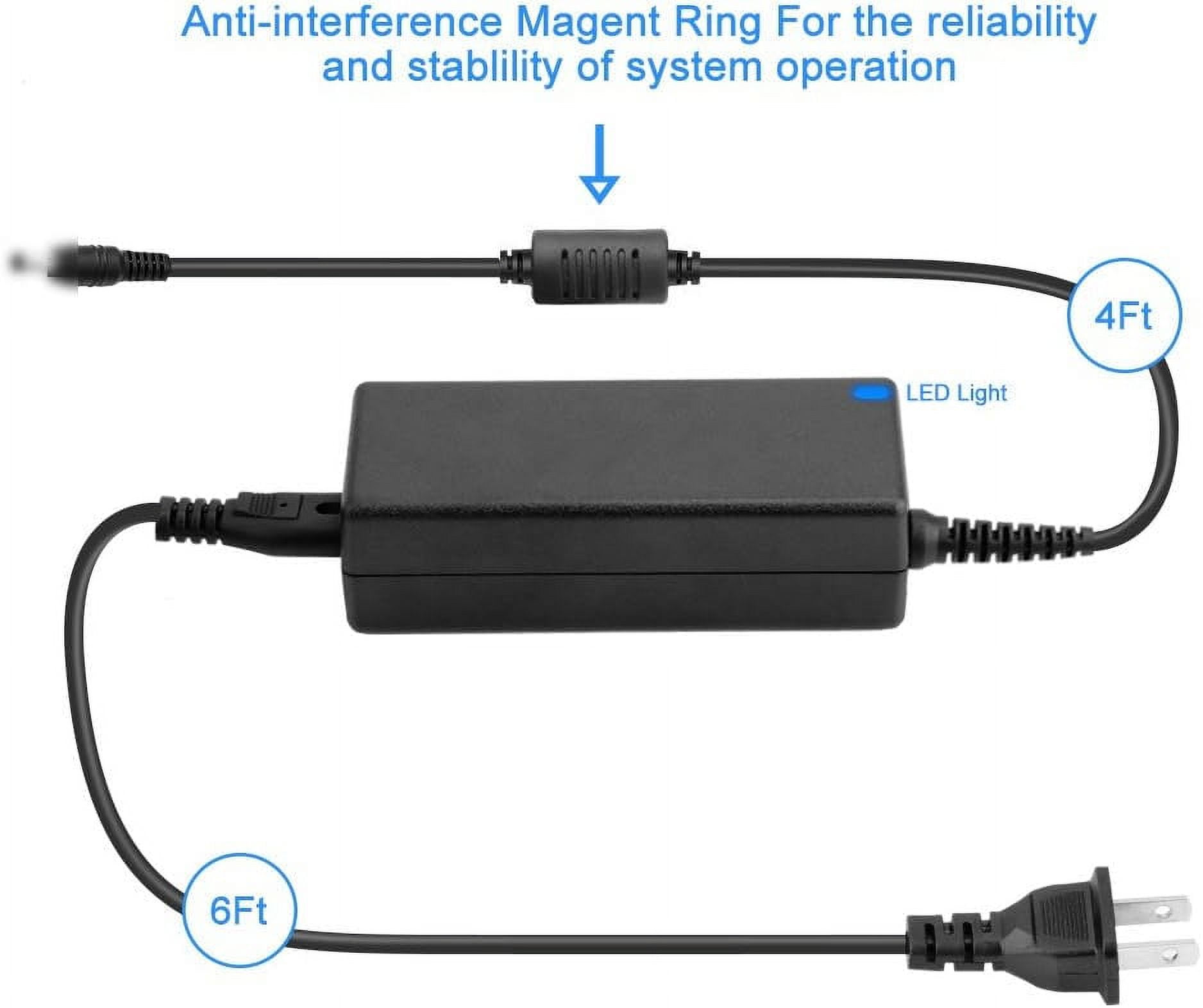 Yustda AC/DC Adapter Replacement for Synology NAS DiskStation DS916+ DS918+ DS920+ Power Supply Cord Cable Charger Mains PSU