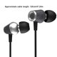 thumbnail image 5 of Injueey Auriculares CCA CST de 3,5 mm, auriculares internos para juegos, auriculares portátiles con cable para juegos Cables de audio/vídeo, 5 of 6