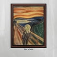 thumbnail image 7 of The Scream Framed Print by Edward Munch, World Famous Wall Art Collection, The Scream Print Will Grace Living Room or Office Decor, 11x14, 2481W, 7 of 7