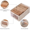 thumbnail image 2 of 3PCS Caja De Almacenamiento Plegables Cajones Organizador De Ropa Bolsa Cestos Almacenamiento De Tela Resistente Closets Cajas Organizadoras De Almacenaje Para Ropa Juguetes Libros Dormitorio, 2 of 7