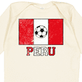 thumbnail image 4 of Inktastic Peruvian Soccer Boys or Girls Long Sleeve Baby Bodysuit, 4 of 5