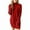 DT--Red, variant on DailyTrove Women's Turtleneck Sweater Dress, Long Sleeve, Winter Office & Lounge Wear, Soft Wool Blend, Plus Size Friendly