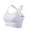 Purple, variant on Xfvqtps Sports Bras for Women Wireless Cross Back Elastic Pullover Comfortable Breathable Yoga Bra Gray