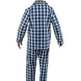 thumbnail image 4 of Bill Baileys Sleepwear Men's Broadcloth Woven Pajama Set (X-Large, Grey Blue Plaid), 4 of 4