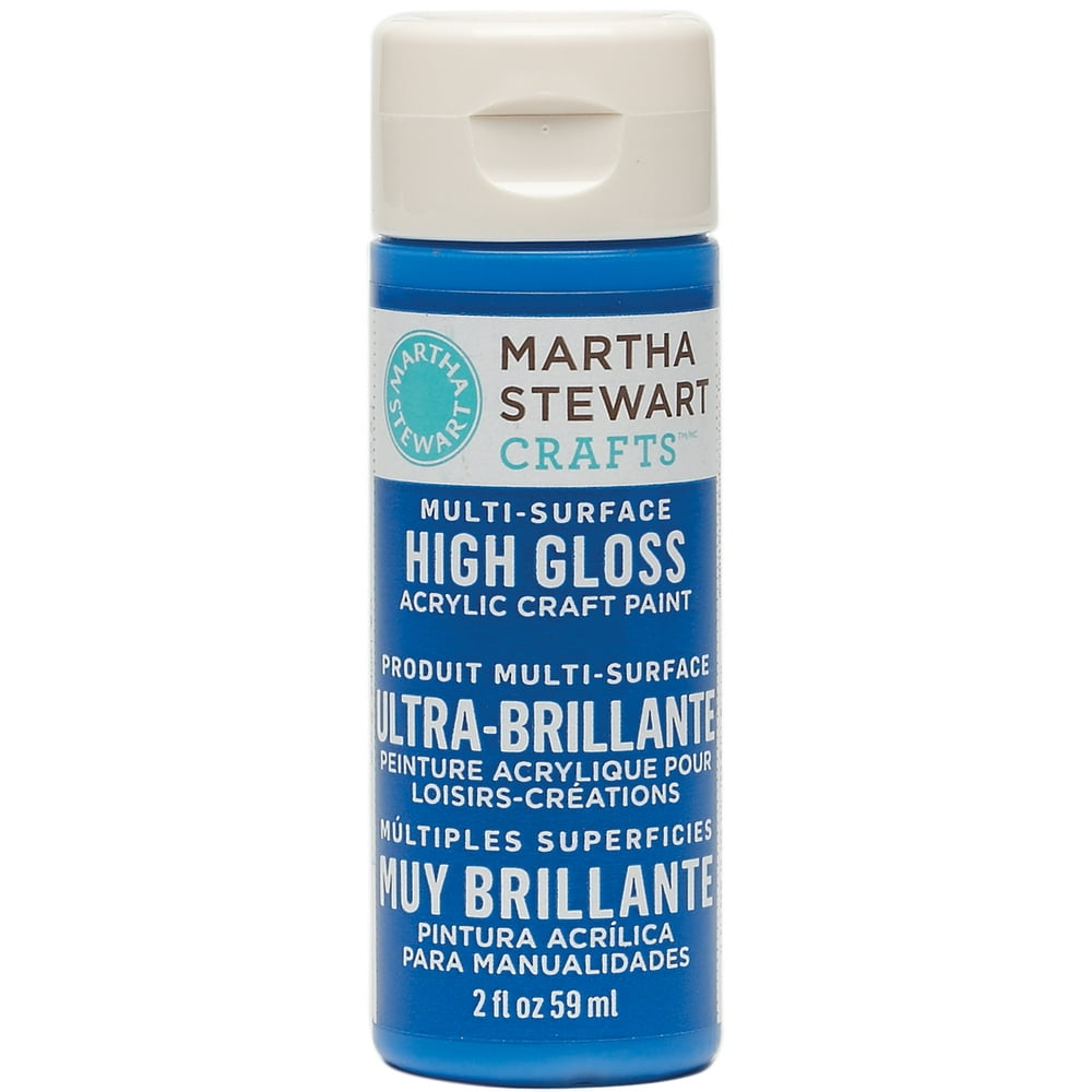 Martha Stewart High Gloss Acrylic Craft Paint 2ozIndigo
