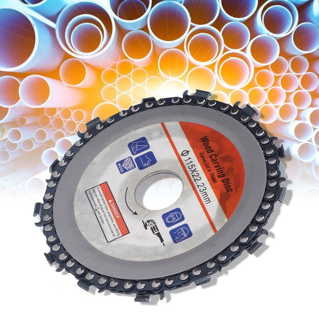Disco de Cadena Circular, 13 Dientes Accesorios de Molinillo de Ángulo de Alta Eficiencia de Metada de Metal Cucharada de Chips Rápidos para Modelar la Madera para El Tallado de