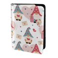 thumbnail image 2 of Pofeuu Gnome With Love Letter Print Travel Document Organizer Passport Holder Men Women for Family (6.5 in x 4.5 in),Wallet Holder Credit Card Clutch Bag Case, 2 of 5