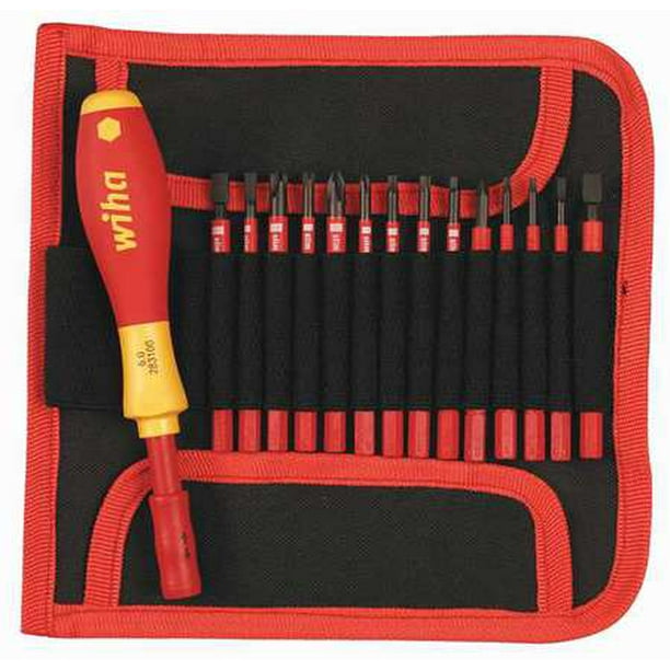 Wiha Tools 213/16", Insulated MultiBit Screwdriver, 28390