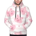thumbnail image 5 of Bingfone Cartoon Pig Men'S Drawstring Hoodie Long Sleeve Pocket Sweatshirts-Xx-Large, 5 of 9