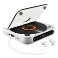 thumbnail image 2 of AMERTEER Wireless Rechargeable CD Player with Hold Function LED Display USB Audio Port  2000mAh Personal MP3 CD for Listening Music Prenatal Education Children Study, 2 of 6