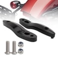 thumbnail image 1 of Support d'Extension de Clignotant Kit de Déplacement de Plaque d'Immatriculation Compatible avec Softail 00-20 Noir, 1 of 10
