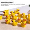 thumbnail image 4 of 150 Pcs Christmas Decorations Resin Crafts Home Gifts Family Presents Miniature Ducks Figurine Tiny, 4 of 6