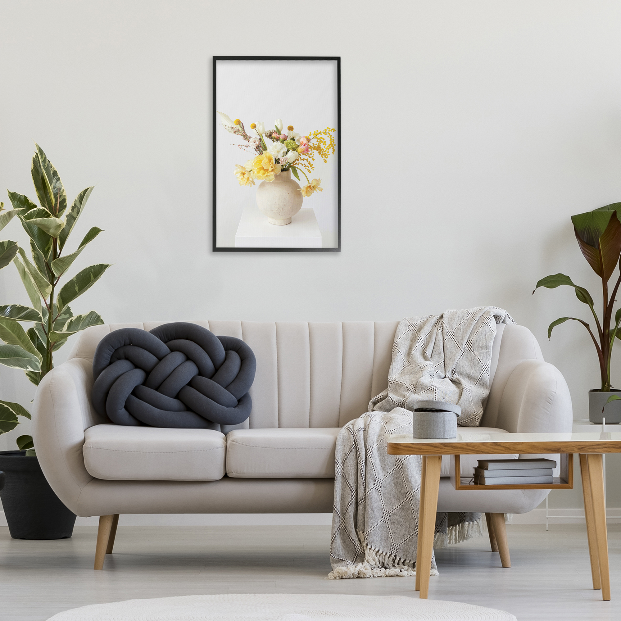 Stupell Industries Simple Vase Photography Botanical & Floral Photography Black Framed Art Print Wall Art, 20 x 30