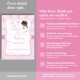 thumbnail image 4 of First Holy Communion (Darker Skin, Brown Hair) Thank You Cards for Kids – 10 Cards with Envelopes – 4.5x5 Fill In the Blank Thank You Notes, Kids Birthday Party Stationery by Amanda Creation, 4 of 9