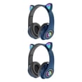 thumbnail image 3 of Methold Intermitente LED Cute Cat Ears Auriculares Auriculares inalámbricos con micrófono TF Type3 NO3, 3 of 6