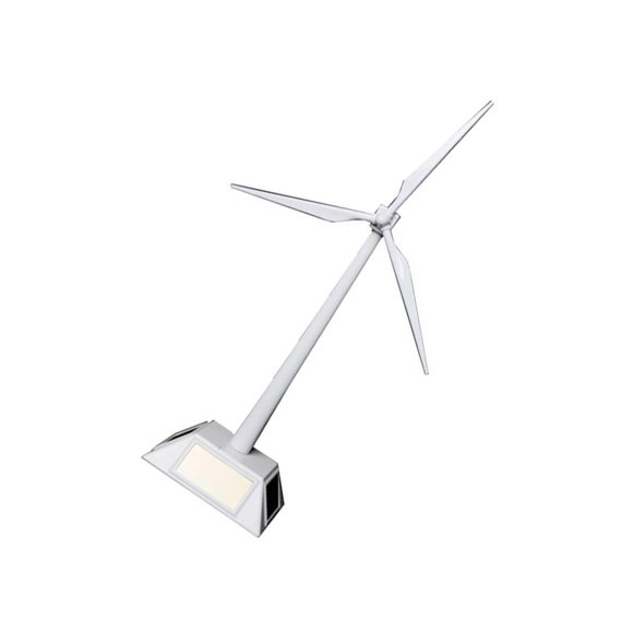Yuarrent Molino de viento con energía solar Modelo de molino de viento 3D Artesanía Juguete educativo Modelo de aprendizaje de energía solar Doble Decoración del hogar Yuarrent HA013758-00