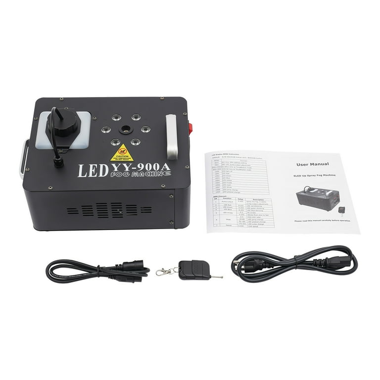 6LED DJ Geyser Smoke Fog Machine Pyro Stage Vertical Upspray Fogger DMX RGB