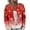 Vermilion, variant on Women's Fashion Christmas Printed Long Sleeve Knitted Cardigan Button Down Jacket for Holiday Casual Wear and Women's Outerwear with Festive Design,Deep Red,4XL
