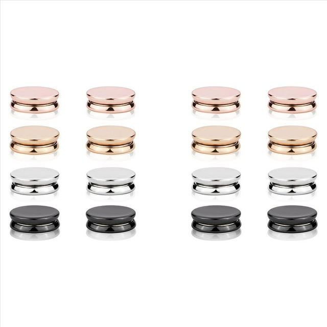 16 Alfileres Magnéticos para Hijab, Broche Magnético Colorido Multiusos para Bufanda, Broche Sin Alfileres, Botones para Hijab para Mujer B