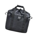 thumbnail image 3 of Bolsa con forro para cesta delantera de bicicleta, bolsa delantera con cordón para bicicleta eléctrica, bolsa de compras de mano, color negro, 3 of 8