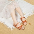 thumbnail image 3 of Toddler Girls Sandals Soft Rubber Flats Summer Baby flower girl Shoes, 3 of 6