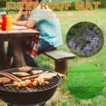 thumbnail image 6 of Under Grill Mat for Outdoor Grill 39x47in Durable BBQ Floor Splash Mat Outdoor Grill Heat Resistant Fire Mat, Protect Deck Patio Fire Resistant, Water Resistant, Oil Proof, Easy to Clean Reusable, 6 of 7