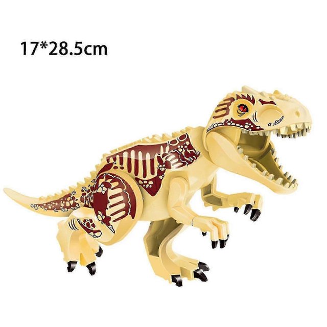 Figuras de dinosaurio Indominus T Rex Bloques Juguetes Bloque de dinosaurio grande, Cumpleaños de niños_feliz B