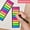 A, variant on Noothes Sticky Tabs for Books Page Markers Colored Adhesive Index Tabs Flag Tabs Sticky Note Tabs for Notebooks Documents Office