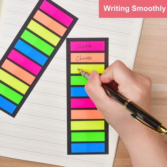 Noothes Sticky Tabs for Books Page Markers Colored Adhesive Index Tabs Flag Tabs Sticky Note Tabs for Notebooks Documents Office