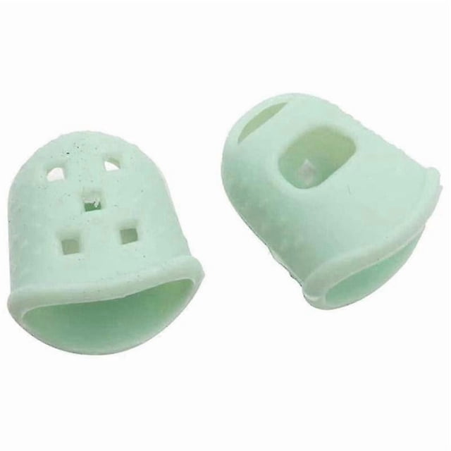 8pcs Guitar Kalimba Finr Protectors, Soft Finr Protector Tip Thumb Picks For Beginners Kids Adult