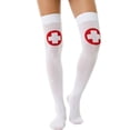 thumbnail image 6 of Fengactive Womens Halloween Over the Knee Socks Graphic Print Thigh High Novelty Socks Stretch Fit, 6 of 6