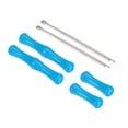 thumbnail image 1 of Unique Bargains Archery Bowstring Finger Saver 2 Inch/1.2 Inch Silicone Finger Guard for Adult, Blue, 2 Pack, 1 of 5