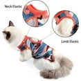 thumbnail image 3 of Cat Recovery Suit for Male and Female Surgical Post Surgery Soft Shirt Clothes Neuter Licking Protective Diapers Outfit Cover, 3 of 6