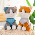 thumbnail image 2 of Jouet en Peluche Chat Mignon Poupée Chat kawaii, 2 of 8