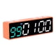 thumbnail image 2 of Fitness Timer Clock LED Grande Digital Anti Vertigo Display Workout Interval Timer para Home Garage School, 12 Funciones, Claramente Visible(Blanco), 2 of 14