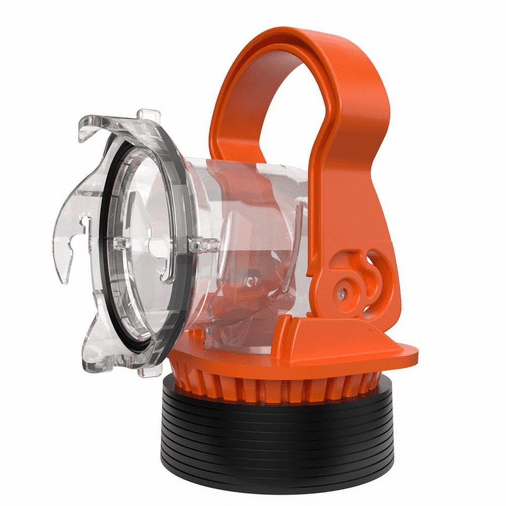 (2 pack) Camco Rhino RV Sewer Hose Elbow with Drain Lock Adapter for Camping, 1 Pack - Orange (39730)
