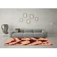thumbnail image 3 of Ahgly Company Indoor Round Abstract Brown Modern Area Rugs, 5' Round, 3 of 4