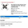 thumbnail image 2 of Rear Shaft All Joints Universal Joint - Compatible with 1999 - 2001 Isuzu VehiCROSS 4WD 2000, 2 of 2