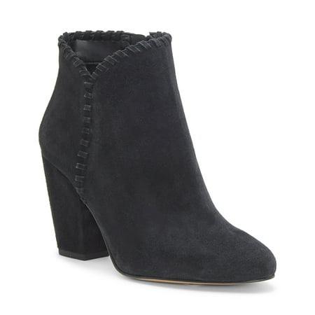 

1.State MYLO Womens Boot Black Suede Block Heel Round Toe Designer Ankle Booties (9.5 BLACK)