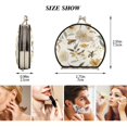 thumbnail image 2 of Portable Makeup Mirror Travel Mirror Compact Folding Mirrors Small for Women Beauty Accessories Various Flowers and Bees, 2 of 7