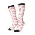 thumbnail image 2 of Bingfone Compression Socks For Women And Men Long Socks For Running Athletic Cycling Nurse-Kawaii Pigs, 2 of 9
