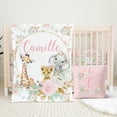 thumbnail image 2 of Floral Jungle Nursery Starter Crib Bedding Set, 2 of 5
