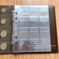 thumbnail image 4 of Almacenamiento de monedas, bolsillos para libros, álbum de colección de sellos, forro transparente portátil, soporte para dinero, Almacenamiento y organización del hogar 20 páginas 240 bolsillos Toystoory HA074027-02, 4 of 6