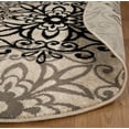 thumbnail image 4 of Superior Modern Floral Scroll Pet and Kid-Friendly Indoor Area Rug, 5' Round, Multi-Colored, 4 of 10