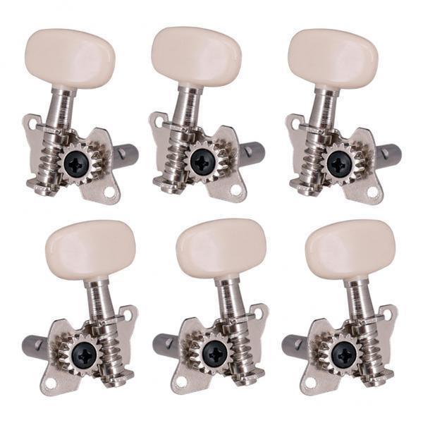 Pomos de Guitarra CUTICAT 2x 6x Sintonizadores de Engranajes Sellados Clavijas de Afinación para Guitarra Acústica Clásica